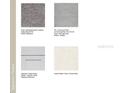 Selection of carpet, tile, and cabinet finishes at 3124 Skyline Loop, Kissimmee, FL 34758
