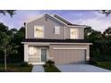 Charming two-story home featuring a two-car garage, landscaped yard, and a blend of modern design at 2799 San Marco Way, Winter Haven, FL 33884