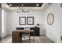 Chic office featuring modern lighting, decor, and ample natural light at 4619 Flagstaff Ct, Orlando, FL 32820