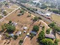 Overview of property, highlighting proximity to the highway, railways, and established residential homes at 2300 Olsen Rd, Haines City, FL 33844