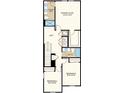 Second floor plan boasting a primary suite, loft, two bedrooms, and two bathrooms at 2572 Penguin Blvd, Davenport, FL 33837