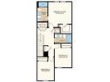 Second floorplan featuring primary suite, primary bath, two bedrooms, and one bathroom at 2576 Penguin Blvd, Davenport, FL 33837