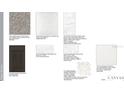 Showcasing the home's design selections for flooring, countertops, tile, cabinets, and more at 548 Moon Shell Cir, New Smyrna Beach, FL 32168