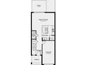 First floor plan showcasing foyer, garage, kitchen, great room, and patio at 3527 Mayfair St, Kissimmee, FL 34758