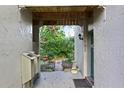 A beautifully landscaped entryway, which leads to the front door of Unit 102 at 102 Fairway Dr # 102, Longwood, FL 32779
