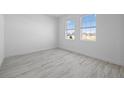 Bright and airy bedroom featuring neutral walls, two windows, and stylish tile flooring at 1026 Vineyard Ridge Rd, Minneola, FL 34715