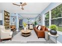 Bright living room with large windows, stylish furniture, and modern decor, creating a welcoming space at 511 S Alder Ave, Orlando, FL 32807
