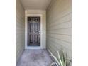 Close up shot of entrance doorway with a black door marked 204 at 6142 Westgate Dr # 204, Orlando, FL 32835