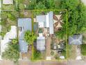 Aerial view of the property showing the backyard, landscaping, and surrounding neighborhood at 2011 Harmon Ave, Winter Park, FL 32789