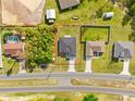 A top-down aerial view of the property highlighting the home's layout and yard space at 236 Marion Oaks Mnr, Ocala, FL 34473