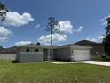 Lovely single-story home with a well-kept lawn and an attached two-car garage at 1734 Sail Ct, Kissimmee, FL 34759