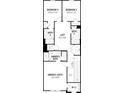 Second floor home floorplan featuring 3 bedrooms, loft, walk in closet, and 2 baths at 2367 Distant Sun Trl, Kissimmee, FL 34747