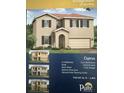 Floorplan for the Cyprus model featuring 4-5 bedrooms, study, game room, 2.5-3 bathrooms, lanai, and 2-car garage at 11962 Autumn Fern Ln, Orlando, FL 32827