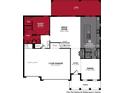 Floor plan depicts the Mediterranean L Exterior including a great room and 3 car garage at 3028 Water Clover Ct, Apopka, FL 32712