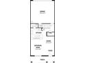 Layout showing the first floor with kitchen, living, dining area, garage, and porch at 4244 Sadler Rd, Apopka, FL 32712