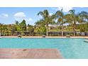 Beautiful community pool with well-maintained landscaping and scenic views at 12173 Aztec Rose Ln, Orlando, FL 32827