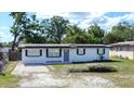 Charming single-story home featuring a tidy front yard and a freshly painted exterior with lovely window boxes at 1313 Pine Ridge Dr, Daytona Beach, FL 32117