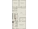 Second floor plan featuring an owner's suite, two bedrooms, a loft, and laundry room at 5032 Starling Bird Ln, St Cloud, FL 34771