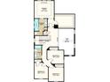 Upstairs floorplan featuring the primary suite and additional bedrooms at 1048 Teal Creek St, St Cloud, FL 34771