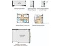 Selection of optional features including kitchen, bath, 3-car garage and lanai floor plans at 5271 Quillback Ln, St Cloud, FL 34771