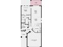 Detailed floor plan showcasing the layout of the home's first story at 1030 Teal Creek Dr, St Cloud, FL 34771