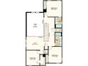 Detailed second-floor plan reveals a loft, bedrooms, and bathrooms with tub and shower options at 1042 Teal Creek Dr, St Cloud, FL 34771
