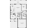 The floor plan showcases an open-concept layout connecting the kitchen, great room, and casual dining area at 5229 Quillback Ln, St Cloud, FL 34771