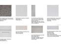 Selection of interior finish materials for flooring, countertops, tile, and cabinetry at 5259 Quillback Ln, St Cloud, FL 34771