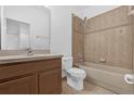 Standard bathroom features a shower and tub combo, toilet and sink at 3462 Allegra Cir, St Cloud, FL 34772