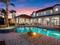 Resort-style pool and spa with covered lanai perfect for outdoor relaxation and entertainment at 1526 Bluewater Run, Chuluota, FL 32766