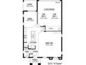 Detailed floor plan showcasing the layout of the first floor, including kitchen, dining, great room, garage and lanai at 8016 Sweet Orange Ave, Winter Garden, FL 34787