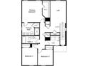 Second-floor floor plan includes a primary bedroom, two additional bedrooms, and a loft at 207 Rivermill Way, Lake Wales, FL 33859