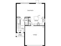 Open-concept floor plan featuring a great room, kitchen, and garage for easy living at 8328 Caribbean Pine Way, Lakeland, FL 33809