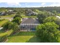 Beautiful home with screened-in pool area and view of lake at 1091 Hampstead Ln, Ormond Beach, FL 32174
