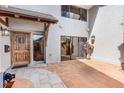 Inviting front entrance with decorative wooden door and covered entryway at 370 Lakeview St, Orlando, FL 32804