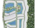 Community map featuring home locations, resort amenity, ponds, and gated entries at 5362 Spoonflower Ct, St Cloud, FL 34771