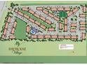 Aerial community map showcasing the layout of the residential buildings, amenities, and parking areas at 9903 Turf Way # 4, Orlando, FL 32837