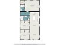 This spacious floor plan shows the layout of the home with living spaces, bedrooms, and bathrooms at 120 East St, Altamonte Springs, FL 32701