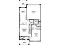 Detailed floorplan showcasing the layout of the main level including garage and owner's suite at 9980 Red Canoe Aly, Orlando, FL 32832
