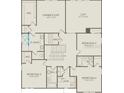 Second floor floor plan showing the owner's suite, loft, and bedrooms 3, 4, and 5 at 6009 Tree Crossing Ln, St Cloud, FL 34771