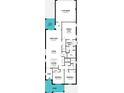 Detailed floor plan showcasing the layout of the home, including the owner's suite, great room, and two-car garage at 13046 Pergola Ave, Orlando, FL 32832