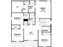 Second floor plan showcasing bedrooms, bathrooms, a loft, laundry room, and owner's suite at 13271 Pergola Ave, Orlando, FL 32832