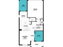 Functional floor plan featuring gathering room, kitchen, study, and covered lanai at 9560 Archway Aly, Orlando, FL 32832