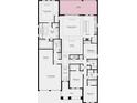 Detailed floorplan showcasing the layout of the home, including bedrooms, bathrooms, kitchen, and living spaces at 12863 Harvest Rain Ave, Winter Garden, FL 34787