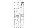 Layout of the first floor featuring an open kitchen, gathering room and lanai at 2332 Salty Winds Way, Kissimmee, FL 34747