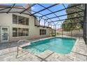 Private screened-in swimming pool and patio, perfect for relaxing and entertaining at 3904 Woodsfield Ct, Orlando, FL 32822