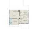 Second floor plan displaying bedrooms, bathrooms, and a loft area at 5615 Wood Bridge Pl, St Cloud, FL 34771