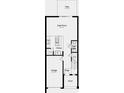 The first floor features an open floor plan with a kitchen, great room, and a half bathroom at 7751 Waterscape Dr, Groveland, FL 34736