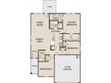 Detailed floor plan showcasing a 3-bedroom layout, spacious kitchen, and open-concept living areas at 3523 Evening Star Dr, Winter Haven, FL 33881