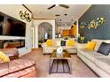 Inviting living room with neutral walls, comfortable seating, and modern decor at 510 Rum Run # 33 510, Davenport, FL 33837